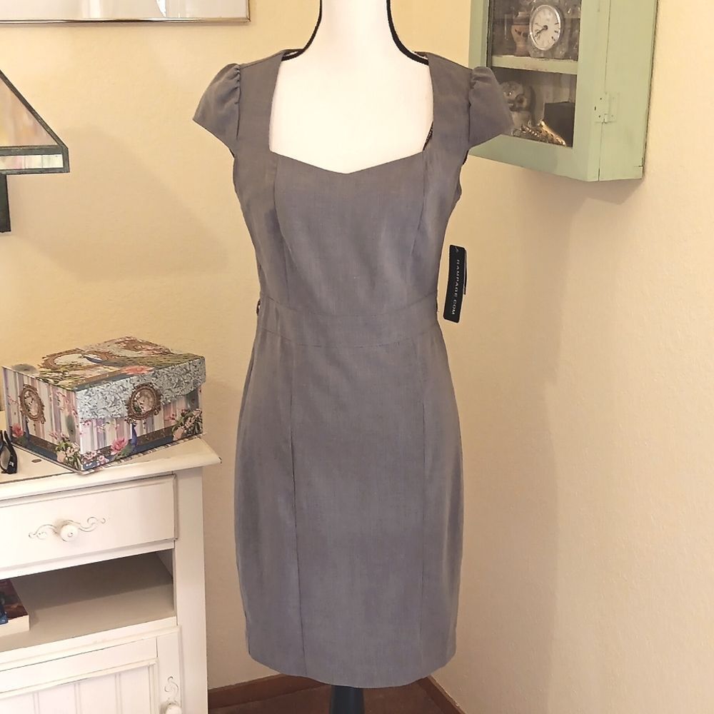 NWT Rampage Gray Perfect Work Dress